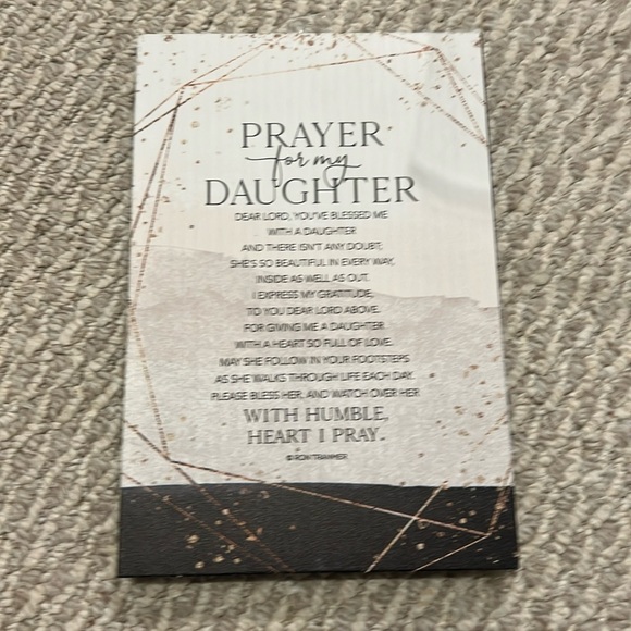 - DEXSA prayer to my daughter New Horizons Wood Plaque, 6" x 9" - Picture 1 of 4